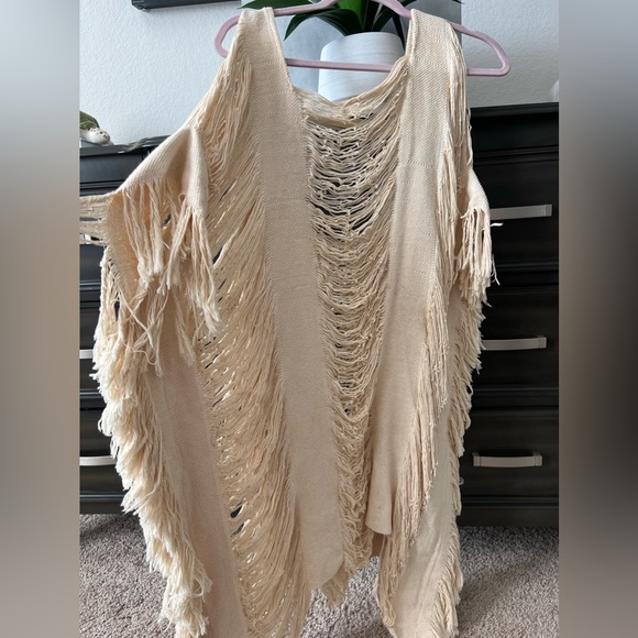 swimsuit cover up handmade in Tulum Maxi Beach Cover Up boho thrifts + threads - Picture 4 of 7